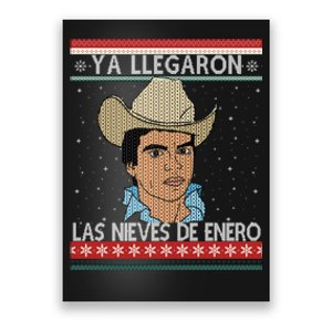 Las Nieves De Enero El Rey Del Corrido Mexican Christmas Poster