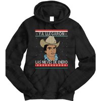 Las Nieves De Enero El Rey Del Corrido Mexican Christmas Tie Dye Hoodie