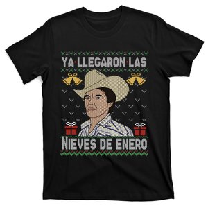 Las nieves de Enero El Rey del Corrido Mexican Christmas T-Shirt