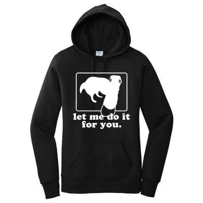 Long Nose Dog Meme Let Me Do It For You Borzoi Dog Meme Women's Pullover Hoodie