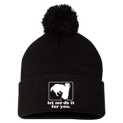 Long Nose Dog Meme Let Me Do It For You Borzoi Dog Meme Pom Pom 12in Knit Beanie