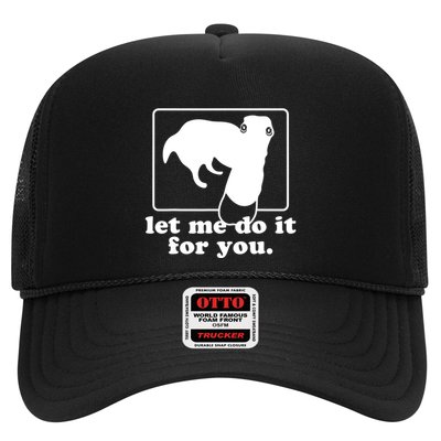 Long Nose Dog Meme Let Me Do It For You Borzoi Dog Meme Trucker Hat