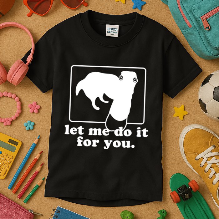 Long Nose Dog Meme Let Me Do It For You Borzoi Dog Meme Kids T-Shirt