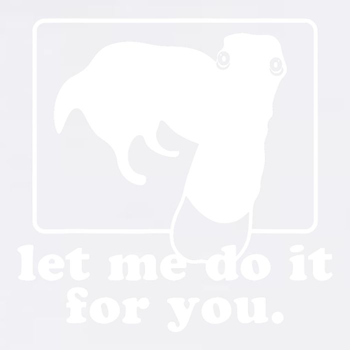 Long Nose Dog Meme Let Me Do It For You Borzoi Dog Meme Garment-Dyed Sweatshirt