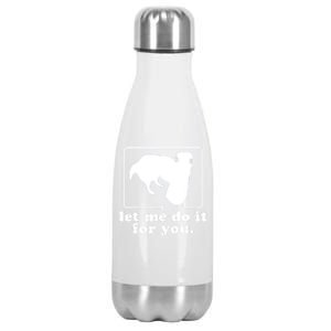 Long Nose Dog Meme Let Me Do It For You Borzoi Dog Meme Stainless Steel Insulated Water Bottle