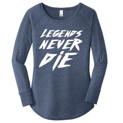 Legends Never Die Cute Gift Women's Perfect Tri Tunic Long Sleeve Shirt