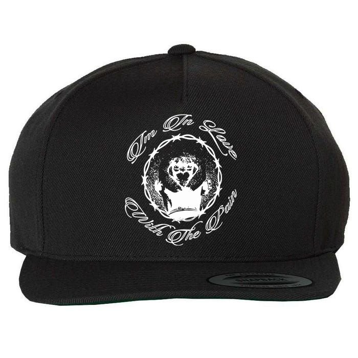 Limited Isoknock 4Evr Logo Im In Love With The Pain  Wool Snapback Cap