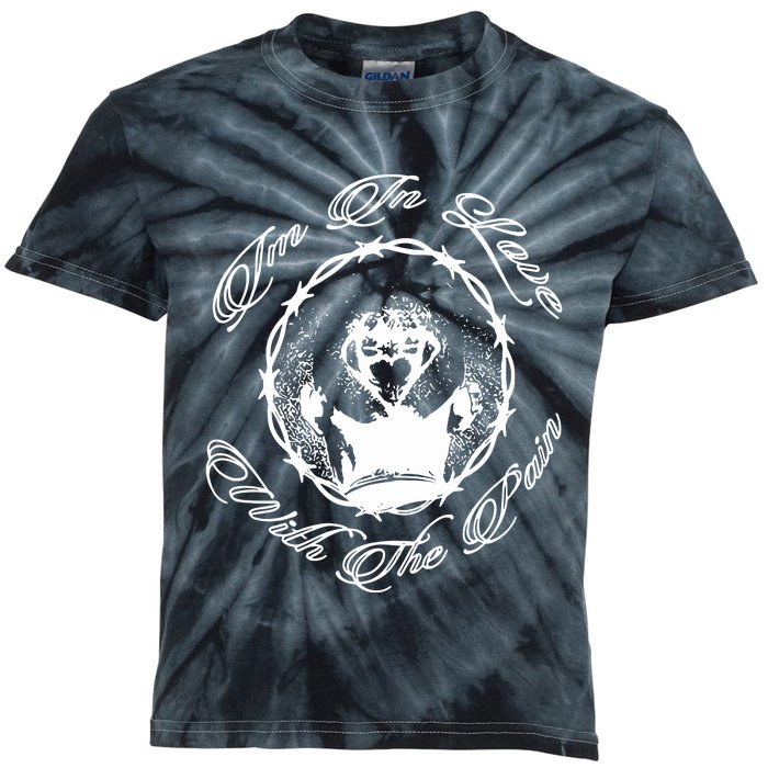 Limited Isoknock 4Evr Logo Im In Love With The Pain  Kids Tie-Dye T-Shirt