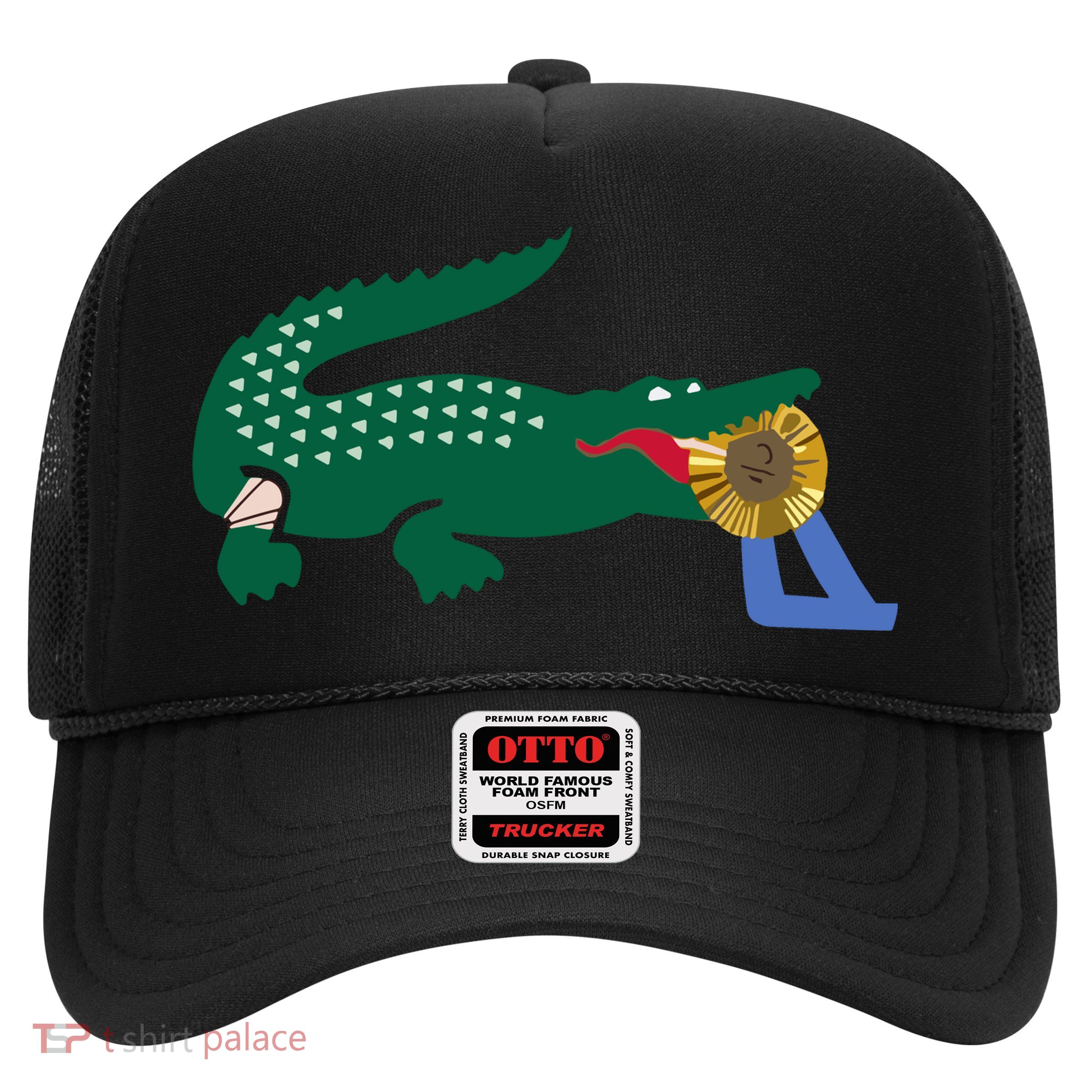Lacoste Novak Djokovic Winning The Gold Medal Logo Trucker Hat