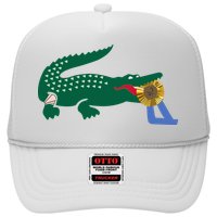 Lacoste Novak Djokovic Winning The Gold Medal Logo Trucker Hat