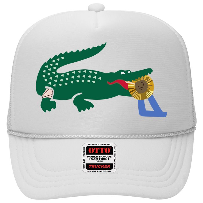 Lacoste Novak Djokovic Winning The Gold Medal Logo Trucker Hat