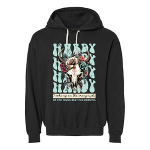 Last Name Family Reunion Vacation Garment-Dyed Fleece Hoodie