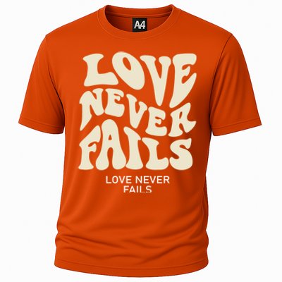 Love Never Fails Gift Cooling Performance Crew T-Shirt