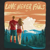 Love Never Fails Sunset Couple Adult Drive Performance Visor