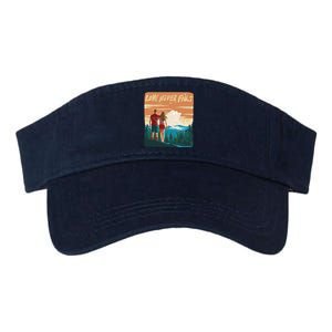 Love Never Fails Sunset Couple Valucap Bio-Washed Visor