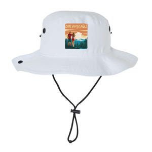 Love Never Fails Sunset Couple Legacy Cool Fit Booney Bucket Hat