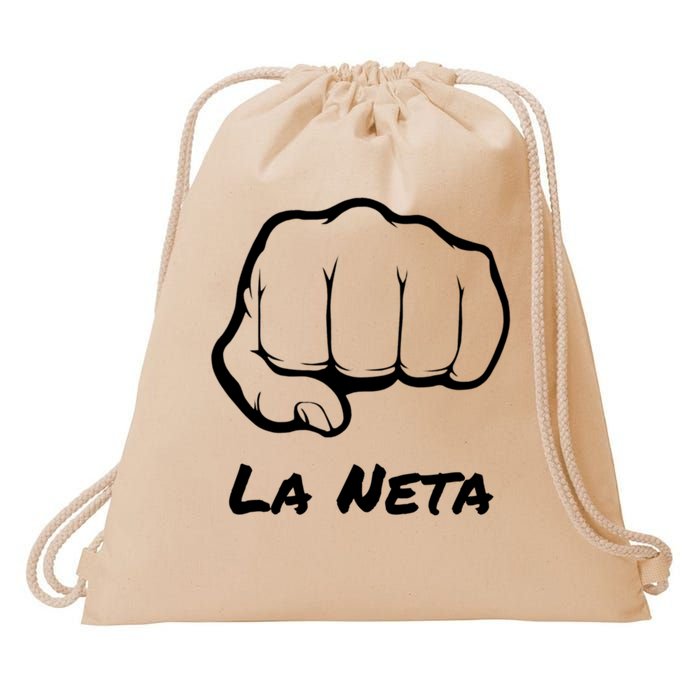 "La Neta" Fist Bump Drawstring Bag
