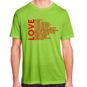 Love Never Fails Adult ChromaSoft Performance T-Shirt