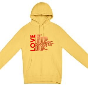 Love Never Fails Premium Pullover Hoodie