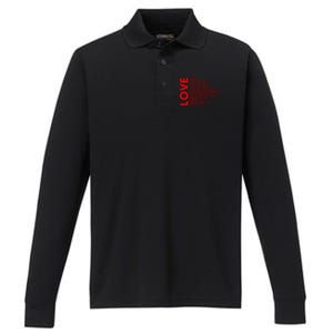 Love Never Fails Performance Long Sleeve Polo