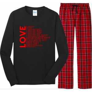 Love Never Fails Long Sleeve Pajama Set