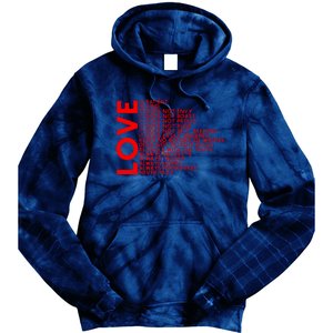 Love Never Fails Tie Dye Hoodie