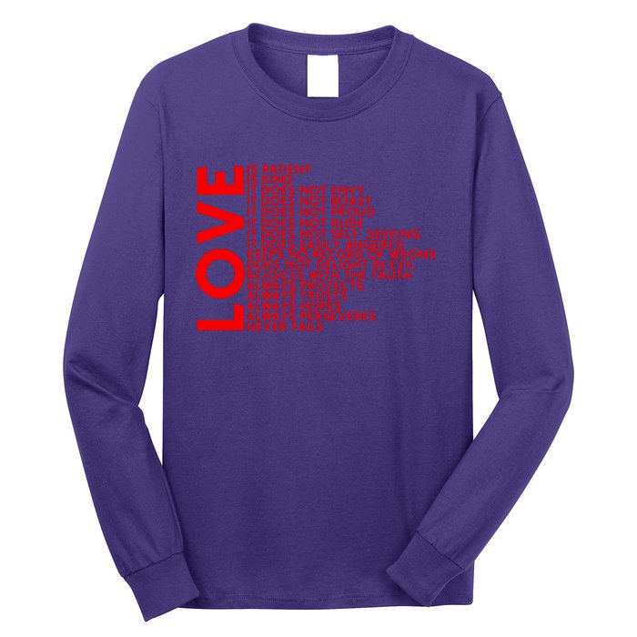 Love Never Fails Long Sleeve Shirt