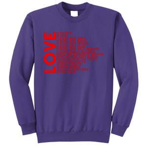 Love Never Fails Sweatshirt