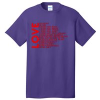 Love Never Fails Tall T-Shirt