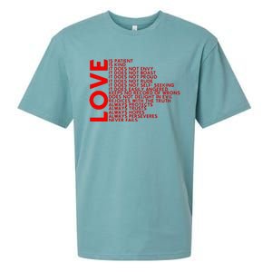 Love Never Fails Sueded Cloud Jersey T-Shirt