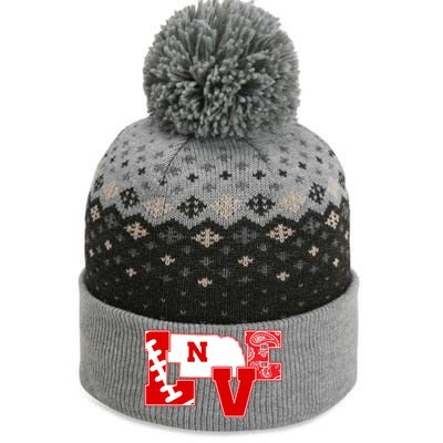 Love Nebraska Football The Baniff Cuffed Pom Beanie