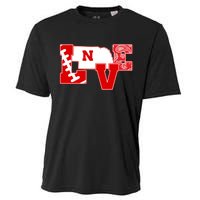 Love Nebraska Football Cooling Performance Crew T-Shirt