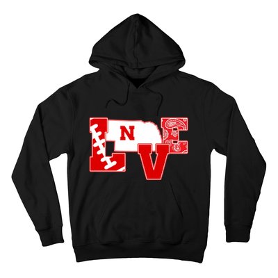 Love Nebraska Football Hoodie