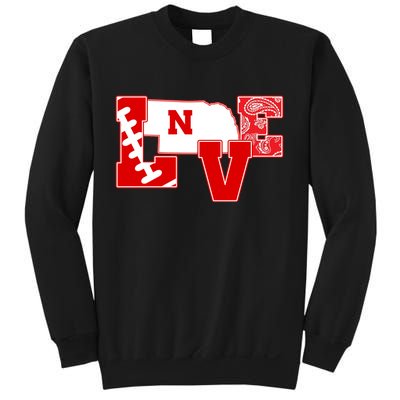 Love Nebraska Football Sweatshirt