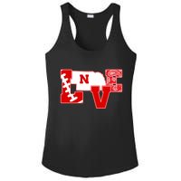 Love Nebraska Football Ladies PosiCharge Competitor Racerback Tank