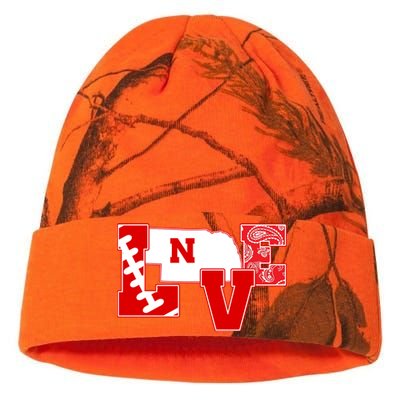 Love Nebraska Football Kati Licensed 12" Camo Beanie