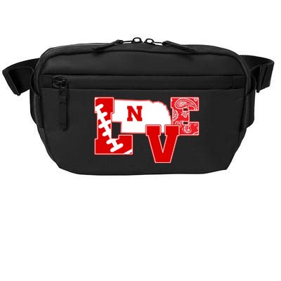 Love Nebraska Football Crossbody Pack