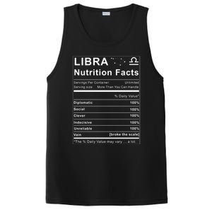 Libra Nutrition Facts Zodiac Sign Birthday Gift Cute Gift PosiCharge Competitor Tank