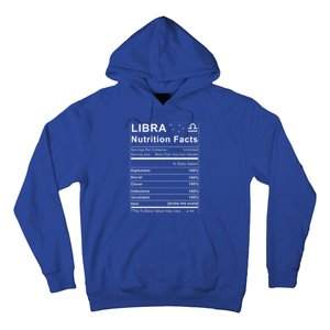 Libra Nutrition Facts Zodiac Sign Birthday Gift Cute Gift Hoodie