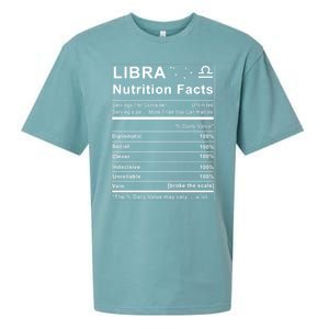 Libra Nutrition Facts Zodiac Sign Birthday Gift Cute Gift Sueded Cloud Jersey T-Shirt