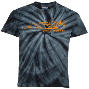 Lando Norris F1 Racing Driver Kids Tie-Dye T-Shirt