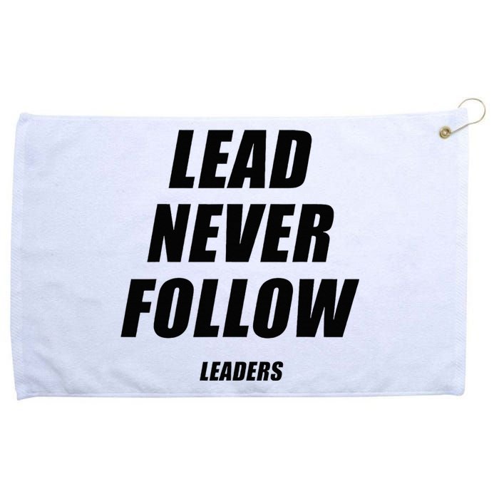 Lead Never Follow Leaders 1354 Grommeted Golf Towel