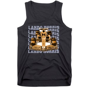 Lando Norris Formula One F1 Lando Norris And Car Tank Top