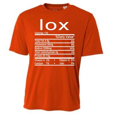 Lox Nutrition Facts Label Cooling Performance Crew T-Shirt