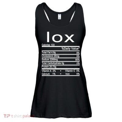 Lox Nutrition Facts Label Ladies Essential Flowy Tank