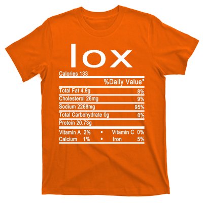 Lox Nutrition Facts Label T-Shirt