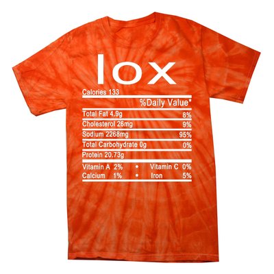 Lox Nutrition Facts Label Tie-Dye T-Shirt