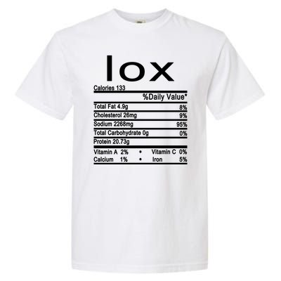 Lox Nutrition Facts Label Garment-Dyed Heavyweight T-Shirt