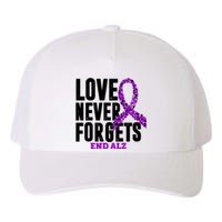 Love Never Forgets End Alzheimer Awareness Yupoong Adult 5-Panel Trucker Hat