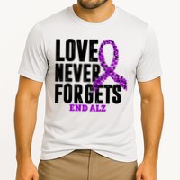 Love Never Forgets End Alzheimer Awareness Cooling Performance Crew T-Shirt